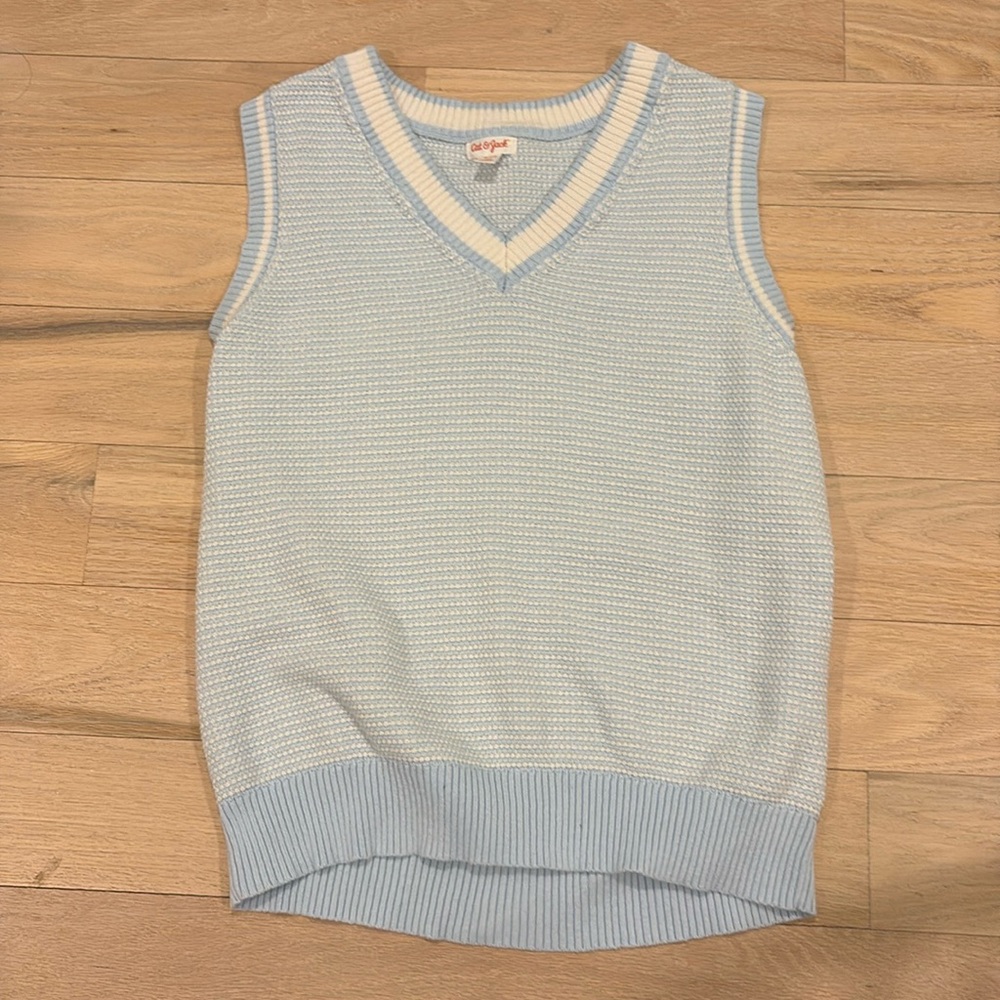 Cat & Jack Boys Blue Sweater Vest